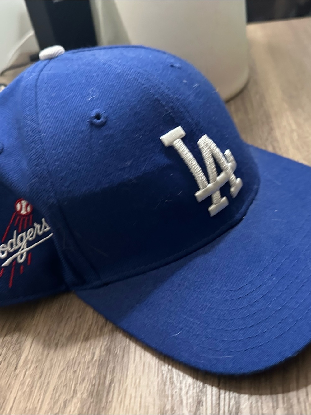 47 Kids Los Angeles Dodgers Navy Blue Hat with White LA Embroidery